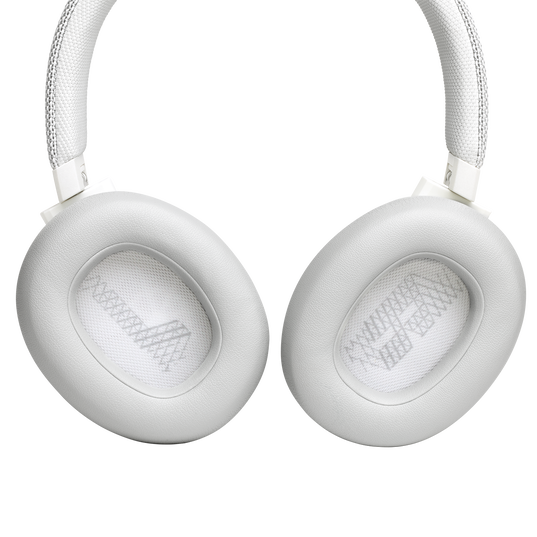 JBL Live 650BTNC - White - Wireless Over-Ear Noise-Cancelling Headphones - Detailshot 3